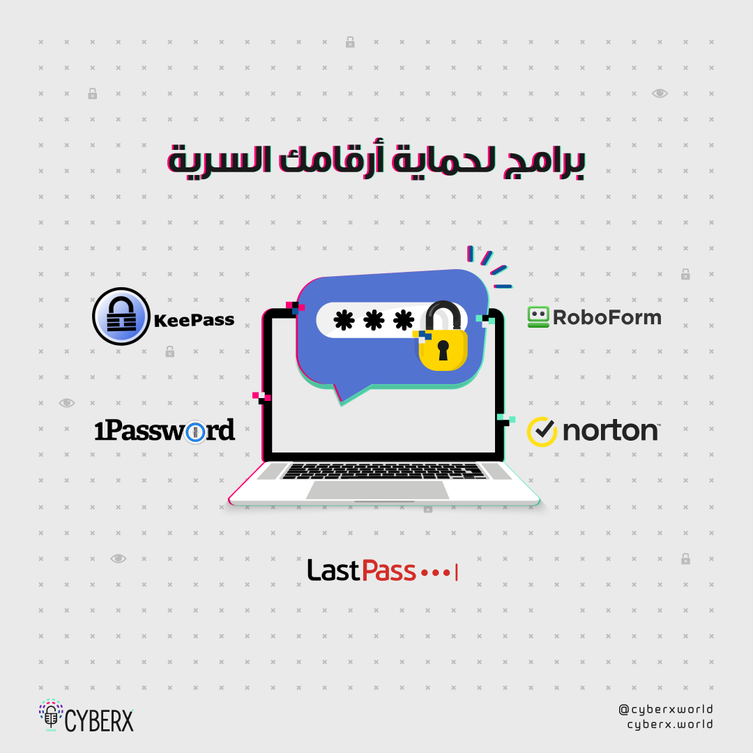 برامج لحماية أرقامك السرية